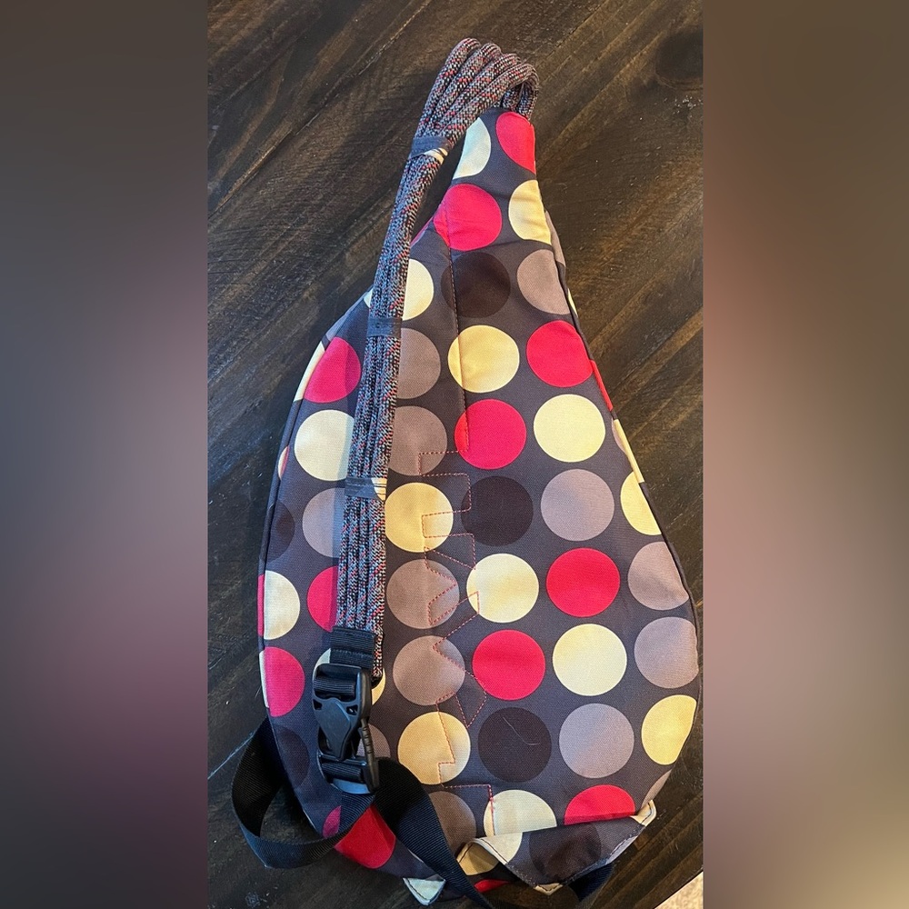 Kavu Kids Polka Dot Sling Bag - Red, Yellow, Black - Picture 2 of 2